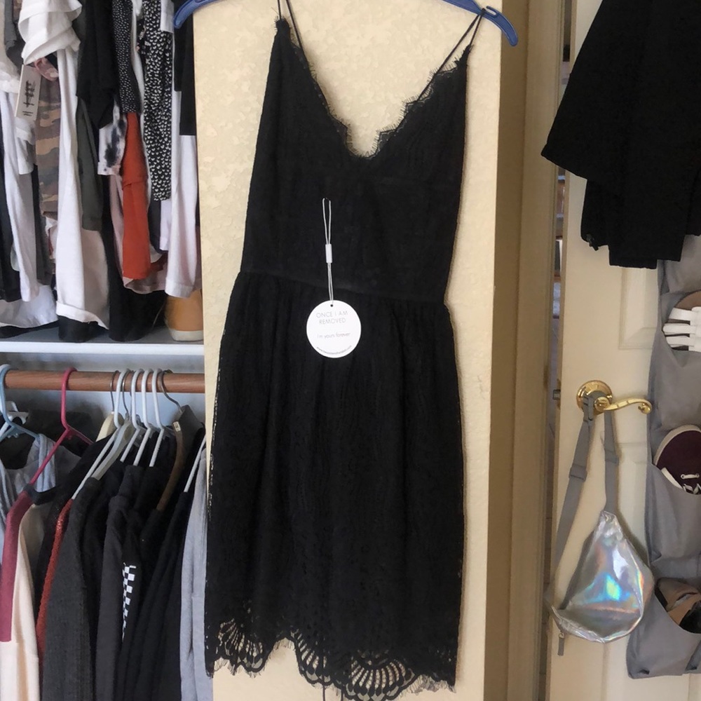 Australian designed black lace dress!